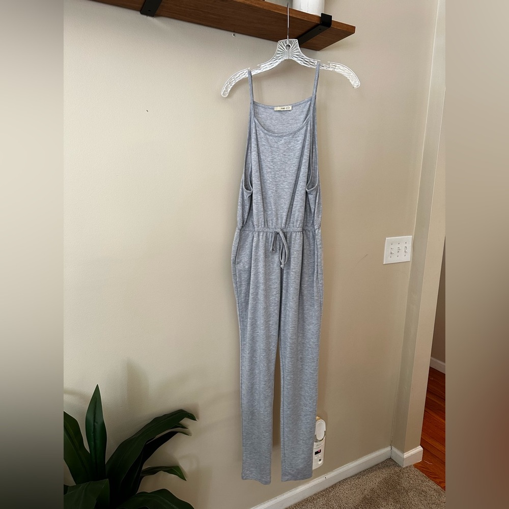 Pink Ice - Gray Jumpsuit